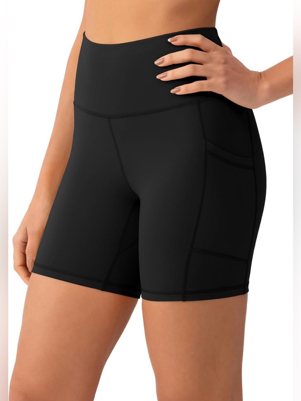 S32 YUNOGA Women’s High Waist Tummy Control Bike Shorts - Size: XS